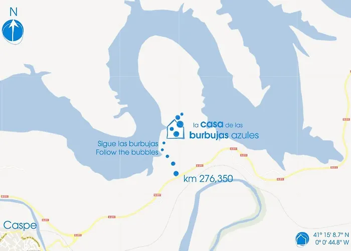 La Casa De Burbujas Azules Semesterbostad Caspe